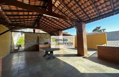 Casa com 3 dormitórios à venda + salão comercial na frente -  bairro colina na terra preta - mairiporã/sp