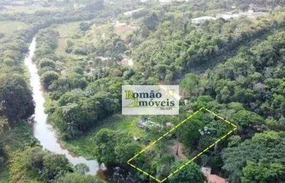 Terreno com 2.000m² com acesso nos fundos ao rio atibaia.