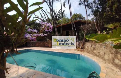Chácara com 2 dormitórios à venda, 1303 m² por r$ 650.000 - jundiaizinho - mairiporã/sp