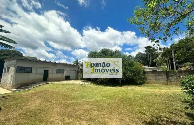 **oportunidade única: casa estilo salão industrial no barreiro, mairiporã/sp - perfeita mini-chácara próxima ao centro!**