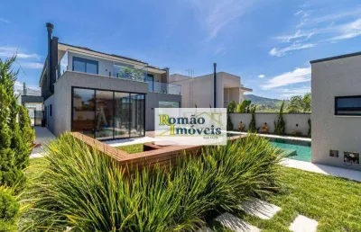 Casa com 4 dormitórios à venda, 498 m² por r$ 4.950.000,00 - figueira garden - atibaia/sp