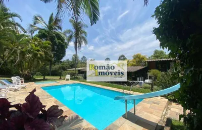 Chácara com 5 dormitórios à venda, 5500 m² por r$ 1.500.000,00 - portão - atibaia/sp