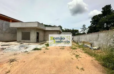 Projeto em construção com 3 quartos sendo 1 suíte, amplo quintal.
