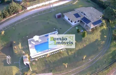 Chácara com 4 dormitórios, 5000 m² - venda por r$ 1.750.000 ou aluguel por r$ 8.048/mês - portão - atibaia/sp