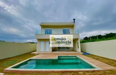 Casa com 3 dormitórios à venda, 254 m² por r$ 1.800.000 - jardim dos pinheiros - atibaia/sp