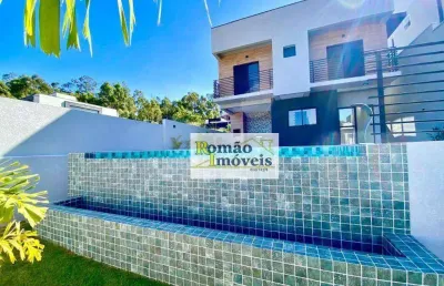 Casa com 3 dormitórios à venda, 178 m² por r$ 1.350.000 - chácaras maringá - atibaia/sp