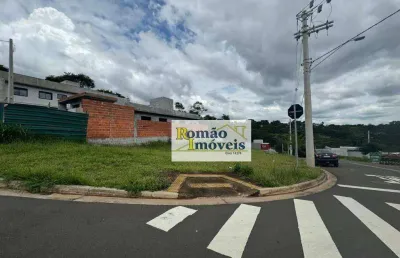 Lote de esquina com 410m² dentro de condominio de alto padrão em atibaia - já possui projeto aprovado