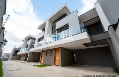 Sobrados triplex  com 3 suítes e terraço no bacacheri pronto para morar.