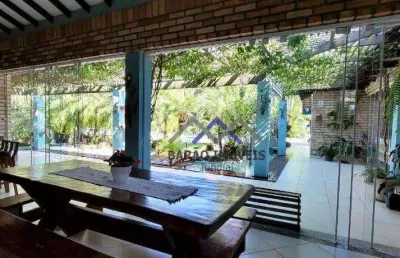 Chácara com 5 dormitórios à venda, 2498 m² por r$ 3.500.000,00 - jacaré - cabreúva/sp