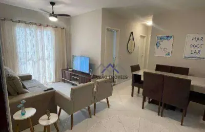 Excelente apartamento com 60 m² na praia das toninhas em ubatuba/sp - oportunidade