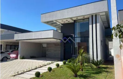 Casa térrea com pé direito duplo, condomínio gran ville são venâncio, itupeva