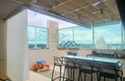 Cobertura com 4 dormitórios à venda, 246 m² por r$ 2.500.000,00 - jardim ana maria - jundiaí/sp
