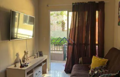 Apartamento com 2 dormitórios à venda, 60 m² por r$ 300.000 - jardim das palmeiras - várzea paulista/sp