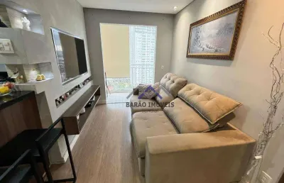 Apartamento mobiliado com 2 quartos sendo 01 suíte à venda - vila lacerda - jundiaí/sp