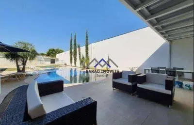 Casa moderna alto padrão c/ 5 quartos e at 1240m² e ac 660m² condomínio em itupeva - sp