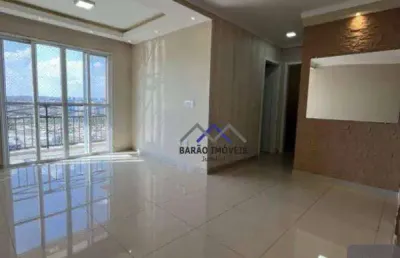 Apartamento de 54m² para locação no residencial imperator no bairro retiro em jundiaí/sp.