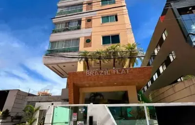Flat mobiliado para venda de 65 m², com 02 quartos - ponta negra, natal/rn