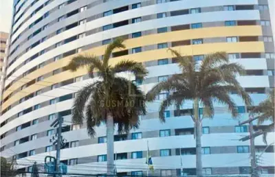 Flat mobiliado para venda de 63 m², com 02 suítes - ponta negra, natal/rn