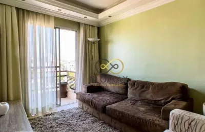 Apartamento com 3 dormitórios para alugar, 85 m² por r$ 3.590,00/mês - vila progresso - guarulhos/sp