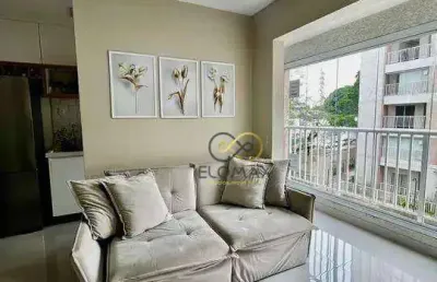 Vende - lindo e moderno apartamento - 43m² - condomínio top guarulhos - itapegica - guarulhos - sp.