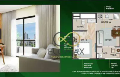 Apartamento com 2 dormitórios à venda, 46 m² por r$ 360.000,00 - vila rio de janeiro - guarulhos/sp