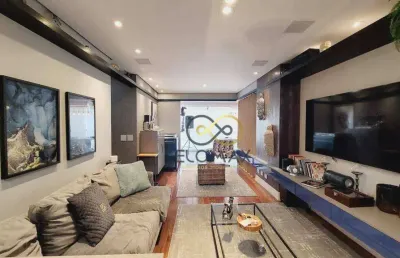 Apartamento mobiliado com 3 dormitórios à venda, 127 m² por r$ 1.500.000 - tatuapé - são paulo/sp