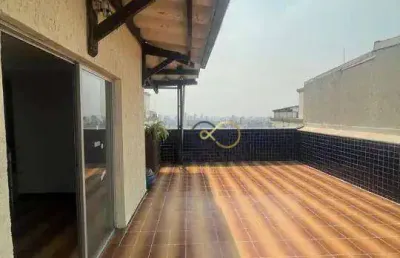 Vende - linda e espaçosa cobertura duplex - 182m² - condomínio vale das palmas - regente feijó - sp