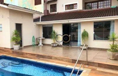 Casa com piscina, 4 dormitórios, 5 vagas à venda, 430 m² por r$ 1.950.000 - vila galvão - guarulhos/sp