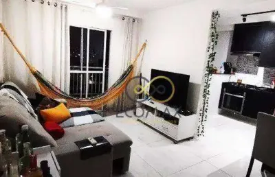 Apartamento vistas da ponte grande com 2 dormitórios à venda, 59 m² por r$ 335.000 - ponte grande - guarulhos/sp