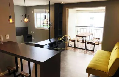 Studio cidade maia com 1 dormitório para alugar, 38 m² por r$ 3.700/mês - jardim flor da montanha - guarulhos/sp
