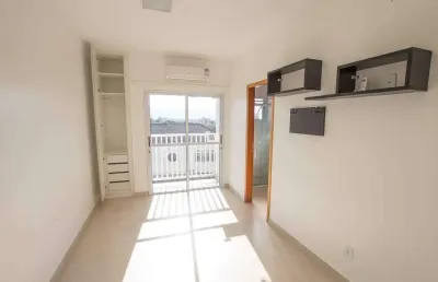 Apartamento para locação com 01 quarto, móveis planejados, ar condicionado e 01 vaga de garagem. próximo ao centro. desocupação prevista : 18/09/25
