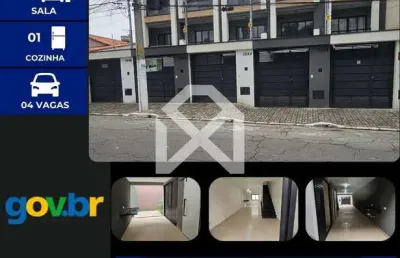 Sobrado à venda com 155m, 2 dormitórios, 2 suítes, 4 vagas de garagem, vila antonieta, são paulo, s