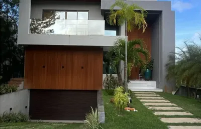 Casa luxuosa para alugar  em condomínio fechado no alphaville ii