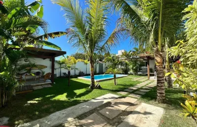 Linda casa em arraial d`ajuda com piscina estilo rustico