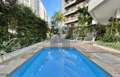 Apartamento à venda na pitangueiras no guarujá | piscina e sacada gourmet