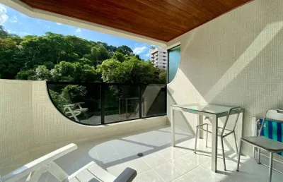 Apartamento à venda na pitangueiras no guarujá | piscina e churrasqueira