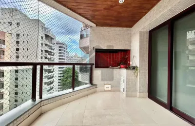Apartamento à venda na pitangueiras no guarujá | sacada gourmet e piscina