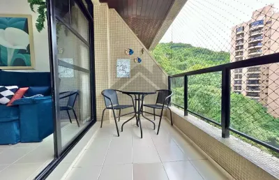 Apartamento à venda na pitangueiras no guarujá | piscina e churrasqueira