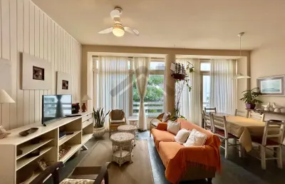 Apartamento na pitangueiras no guarujá | quadra do mar