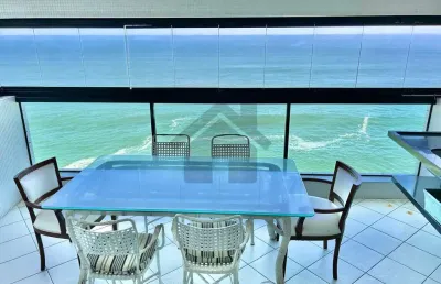 Apartamento vista mar à venda na pitangueiras no guarujá | qvista inteligência imobiliária guarujá