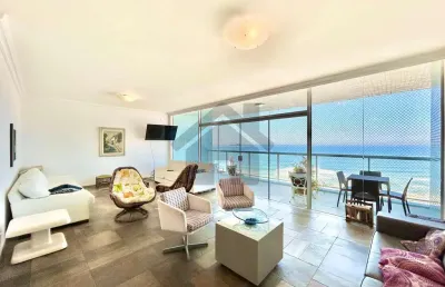 Apartamento vista mar à venda na pitangueiras no guarujá | frente mar