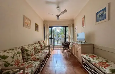 Apartamento à venda na enseada no guarujá | lado praia piscina e churrasqueira