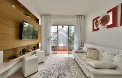 Apartamento à venda na pitangueiras no guarujá | sacada e churrasqueira