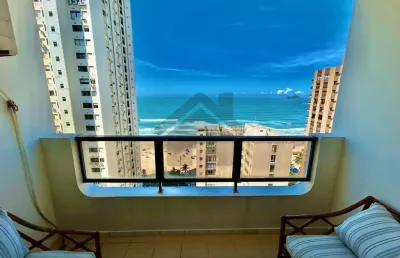 Apartamento vista mar à venda na pitangueiras no guarujá | quadra do mar
