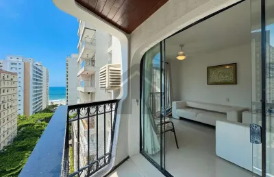 Apartamento à venda na pitangueiras no guarujá | churrasqueira e 2 vagas