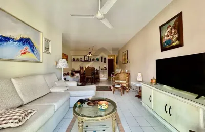 Apartamento vista mar à venda na pitangueiras no guarujá | beira mar