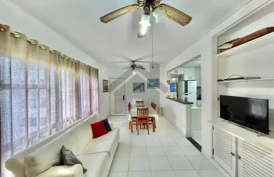 Apartamento à venda na pitangueiras no guarujá | piscina e churrasqueira