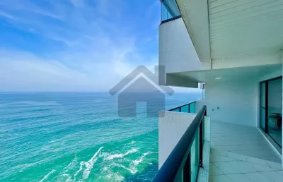 Apartamento vista mar à venda na pitangueiras no guarujá | qvista inteligência imobiliária guarujá