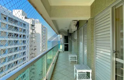 Apartamento à venda na pitangueiras no guarujá | quadra mar e piscina