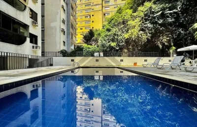 Apartamento à venda na pitangueiras no guarujá | piscina e 2 vagas